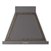 ILVE 30 Inch Nostalgie II Noblesse 600 CFM Wall Mount Matte Graphite Range Hood Burnished
