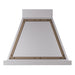 ILVE 30 Inch Nostalgie II Noblesse 600 CFM Wall Mount Stainless Steel Range Hood Burnished