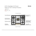 ILVE 30 Inch UHCPT75NSSCLP Nostalgie II Built-In Stainless Steel Liquid Propane Cooktop with 5 Burners in Chrome Knobs Features