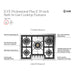 ILVE 30 Inch UHCPT75SSLP Professional Plus II Built-In Stainless Steel Liquid Propane Cooktop with 5 Sealed Burners Features