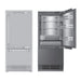 ILVE 30 Inch URBM30SIWPRY Panel Ready Built-In Bottom Freezer Refrigerator with 16 Cu. Ft. Capacity, Reversible Door, Energy Star and Sabbath Mode Main