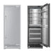ILVE 30 Inch URFC30SNWPRY Refrigerator Column with 16 Cu. Ft. Capacity, Internal Water Dispenser and Reversible Door Main