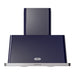 ILVE 36 Inch Majestic II 600 CFM Wall Mount Range Hood Midnight Blue