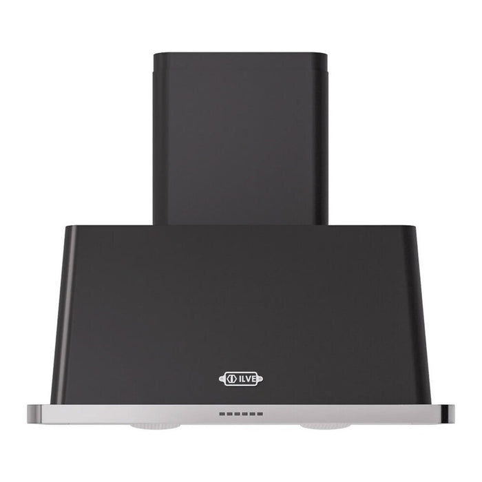 ILVE 36 Inch Majestic II 600 CFM Wall Mount Range Hood Graphite