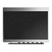 ILVE 36 Inch Majestic III Stainless Steel Induction with 6 Elements and 3.5 Cu. Ft. Oven Capacity in Triple Glass Door Cooktop