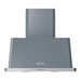 ILVE 36 Inch Majestic II 600 CFM Wall Mount Range Hood Blue
