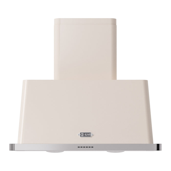 ILVE 36 Inch Majestic II 600 CFM Wall Mount Range Hood White