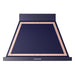 ILVE 36 Inch Nostalgie II Noblesse 600 CFM Wall Mount Midnight Blue Range Hood Copper