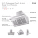 ILVE 36 Inch Professional Plus 600 CFM Wall Mount Range Hood Features