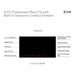 ILVE 36 Inch UHCI36TCRPBK Professional Plus II Built-In Induction Cooktop with 5 Element Zones Features
