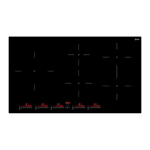 ILVE 36 Inch UHCI36TCRPBK Professional Plus II Built-In Induction Cooktop with 5 Element Zones Front