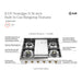 ILVE 36 Inch UHCP36FNSSCLP Nostalgie II Built-In Stainless Steel Liquid Propane Rangetop with 6 Burners and Griddle in Chrome Trim Features