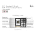 ILVE 36 Inch UHCPT95FNSSCLP Nostalgie II Built-In Stainless Steel Liquid Propane Cooktop with Total Black Brass Burners, 5 Sealed Burners and Griddle in Chrome Knobs Features