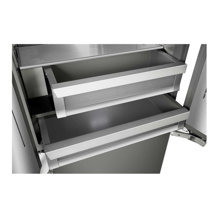 ILVE 36 Inch URBM36SIWPRY Panel Ready Built-In Bottom Freezer Refrigerator with 19.8 Cu. Ft. Capacity, Reversible Door, Energy Star and Sabbath Mode Drawer