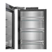 ILVE 36 Inch URBM36SIWPRY Panel Ready Built-In Bottom Freezer Refrigerator with 19.8 Cu. Ft. Capacity, Reversible Door, Energy Star and Sabbath Mode Side