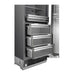ILVE 36 Inch URFC36SNWPRY Refrigerator Column with 20.1 Cu. Ft. Capacity, Internal Water Dispenser and Reversible Door Drawers