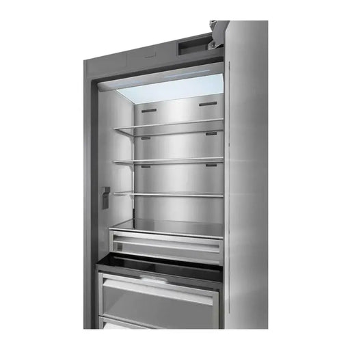 ILVE 36 Inch URFC36SNWPRY Refrigerator Column with 20.1 Cu. Ft. Capacity, Internal Water Dispenser and Reversible Door Side