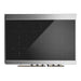 ILVE 40 Inch Majestic III Burgundy Induction with 6 Elements and 3.82 Cu. Ft. Oven Capacity in Solid Door Cooktop
