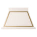 ILVE 40 Inch Nostalgie II Noblesse 600 CFM Wall Mount Antique White Range Hood Brass