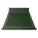 ILVE 40 Inch Nostalgie II Noblesse 600 CFM Wall Mount Emerald Green Range Hood Burnished