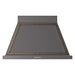 ILVE 40 Inch Nostalgie II Noblesse 600 CFM Wall Mount Matte Graphite Range Hood Burnished