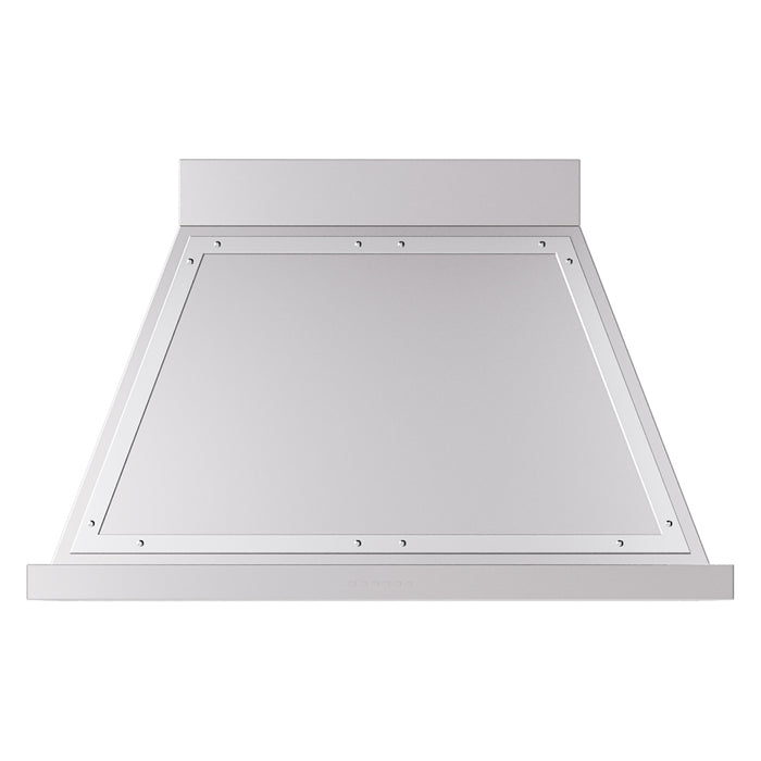 ILVE 40 Inch Nostalgie II Noblesse 600 CFM Wall Mount Stainless Steel Range Hood Chrome