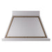 ILVE 40 Inch Nostalgie II Noblesse 600 CFM Wall Mount Stainless Steel Range Hood Burnished