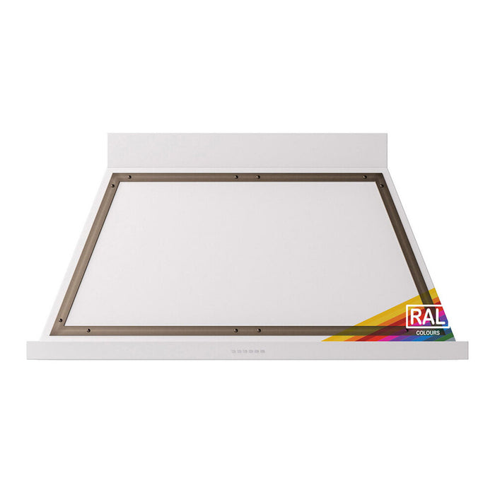 ILVE 48 Inch Nostalgie II Noblesse 600 CFM Wall Mount Custom Color (RAL) Range Hood Burnished