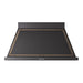 ILVE 48 Inch Nostalgie II Noblesse 600 CFM Wall Mount Glossy Black Range Hood Burnished