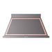 ILVE 48 Inch Nostalgie II Noblesse 600 CFM Wall Mount Matte Graphite Range Hood Copper