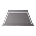 ILVE 48 Inch Nostalgie II Noblesse 600 CFM Wall Mount Matte Graphite Range Hood Chrome