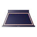 ILVE 48 Inch Nostalgie II Noblesse 600 CFM Wall Mount Midnight Blue Range Hood Copper
