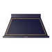 ILVE 48 Inch Nostalgie II Noblesse 600 CFM Wall Mount Midnight Blue Range Hood Burnished