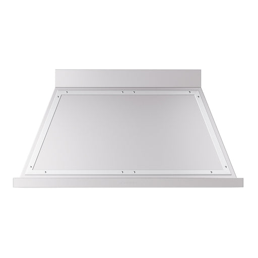 ILVE 48 Inch Nostalgie II Noblesse 600 CFM Wall Mount Stainless Steel Range Hood Chrome