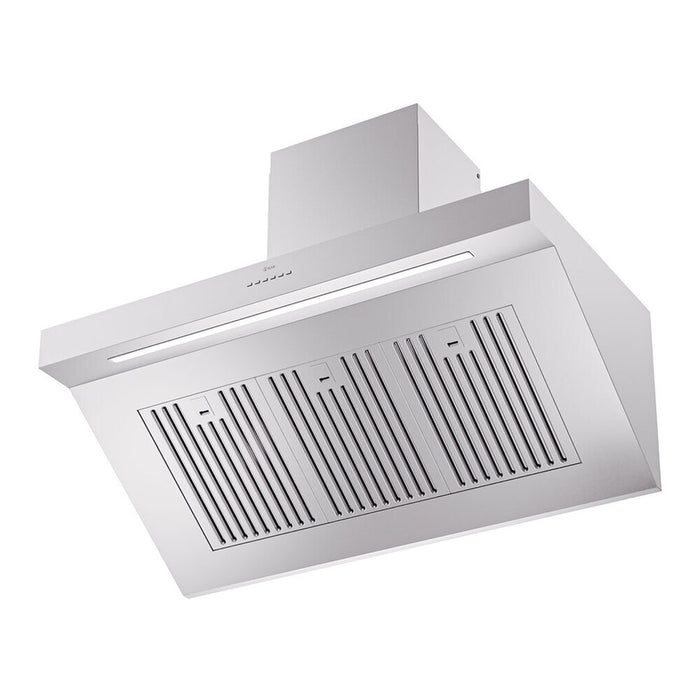 ILVE 48 Inch Professional Plus II 600 CFM Wall Mount Range Hood Side
