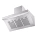 ILVE 48 Inch Professional Plus II 600 CFM Wall Mount Range Hood Side
