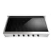 ILVE 48 Inch UHCPI486NSSB Nostalgie II Built-In Induction Rangetop with 6 Element in Burnished Front