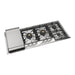 ILVE 48 Inch UHCPT125FSSLP Professional Plus II Built-In Stainless Steel Liquid Propane Cooktop with Total Black Brass Burners, 6 Sealed Burners and Left Griddle Main