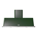 ILVE 60 Inch Majestic II 850 CFM Wall Mount Range Hood Emerald Green
