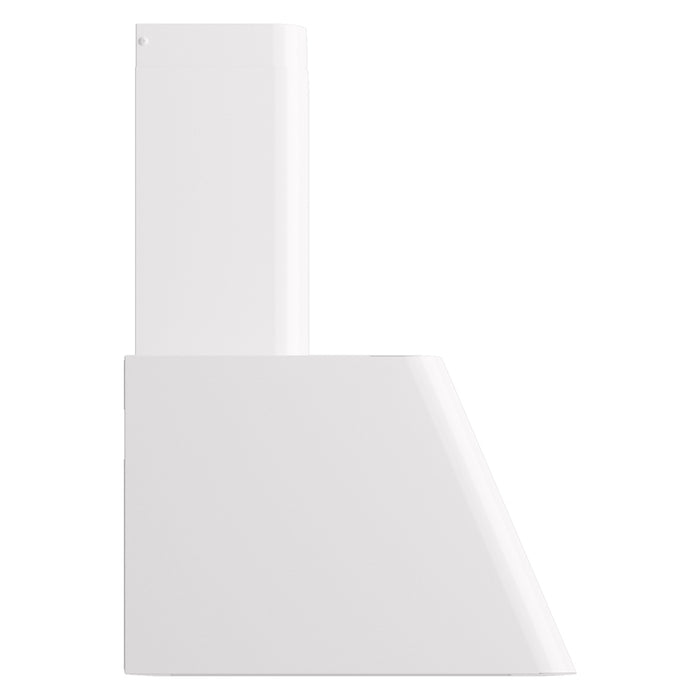 ILVE 60 Inch Nostalgie Wall Mount Range Hood White Side