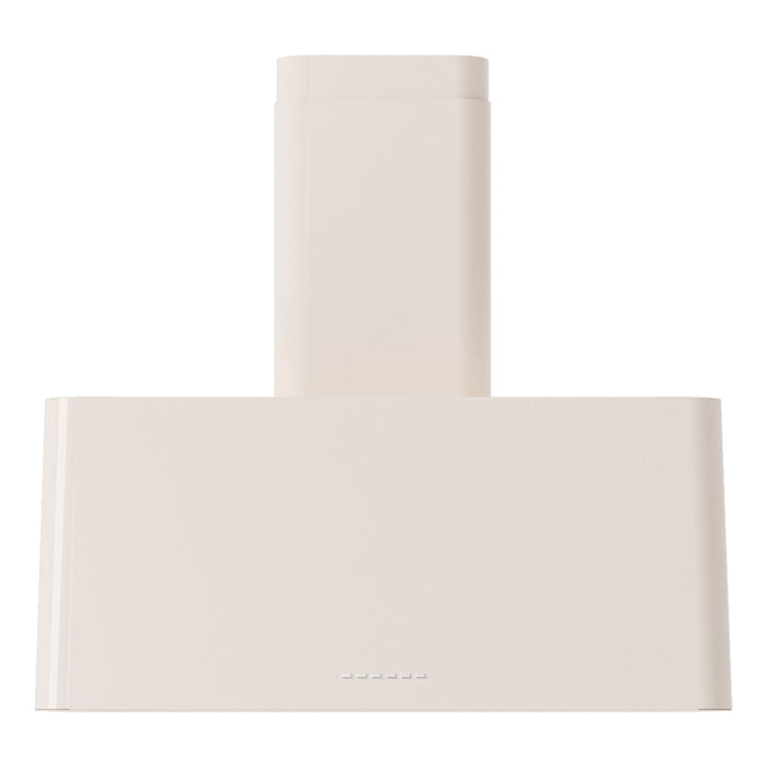 ILVE 60 Inch Nostalgie Wall Mount Range Hood Antique White Front