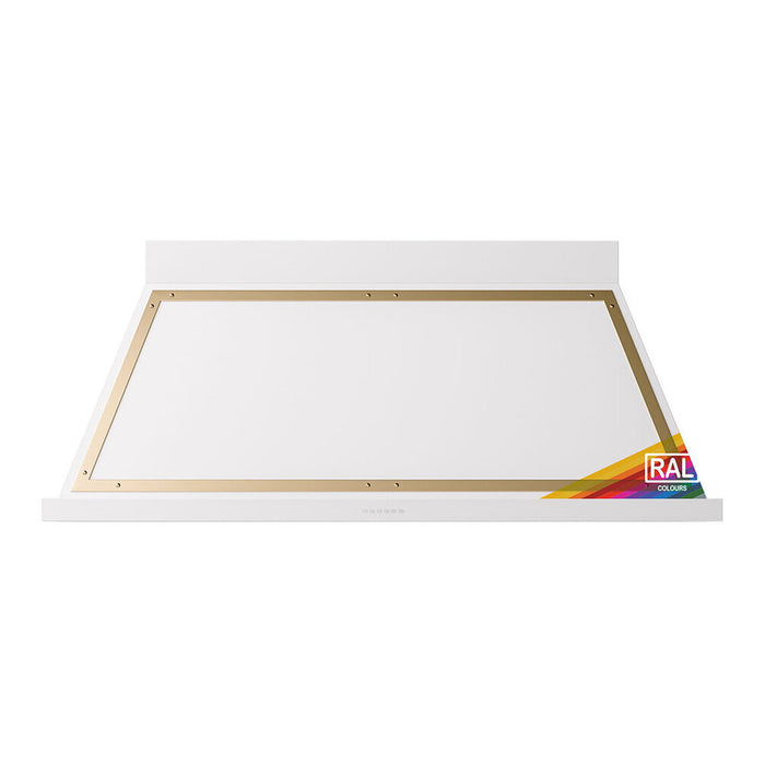 ILVE 60 Inch Nostalgie II Noblesse 600 CFM Wall Mount Custom Color (RAL) Range Hood Brass