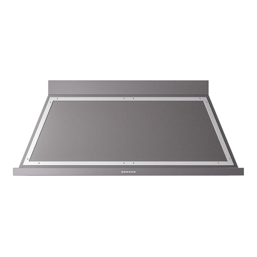 ILVE 60 Inch Nostalgie II Noblesse 600 CFM Wall Mount Matte Graphite Range Hood Chrome