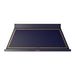 ILVE 60 Inch Nostalgie II Noblesse 600 CFM Wall Mount Midnight Blue Range Hood Burnished