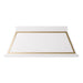 ILVE 60 Inch Nostalgie II Noblesse 600 CFM Wall Mount White Range Hood Brass
