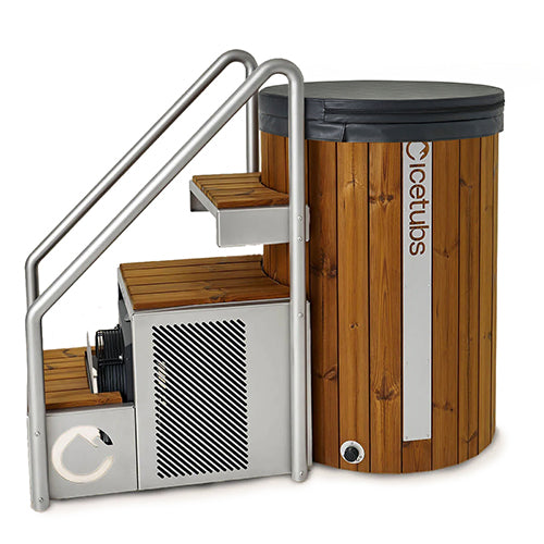 Icetubs IceBarrel - Immersion Tub, Thermowood & Stainless Cold Plunge Close