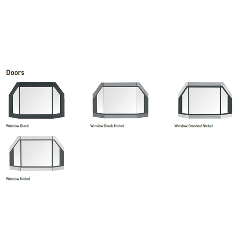 Ironstrike Winslow Freestanding Pellet Stove Doors