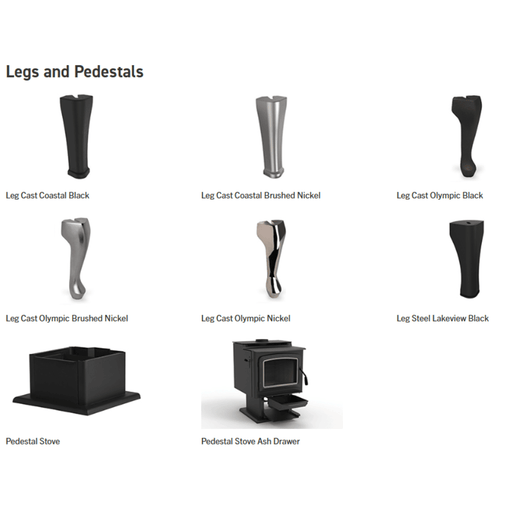 Ironstrike Grandview 230 Wood-Burning Stove Legs & Pedestals