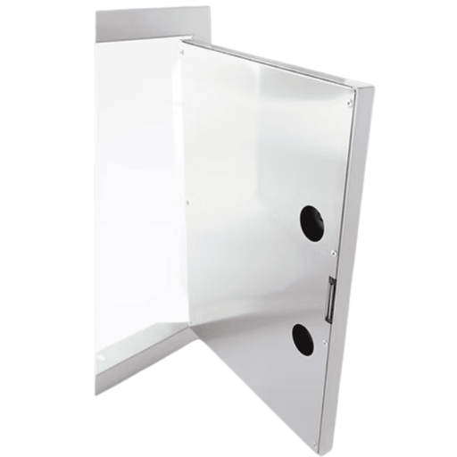 Kokomo Grills 30 Inch Stainless Steel Double Access Doors Open