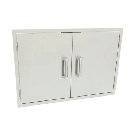 Kokomo Grills 30 Inch Stainless Steel Double Access Doors Close